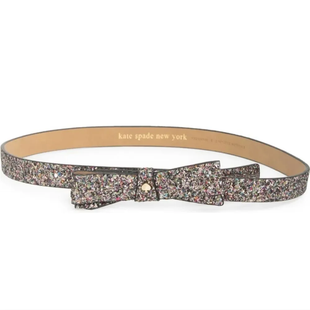 Kate Spade Glitter Bow Belt‎